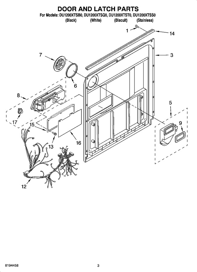 Diagram for DU1200XTSB0