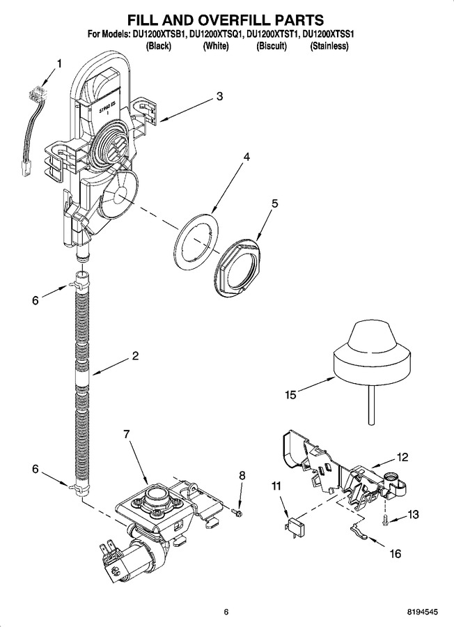 Diagram for DU1200XTSS1