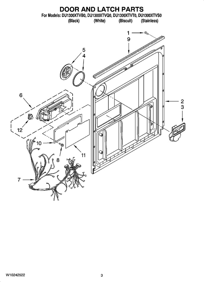 Diagram for DU1300XTVT0