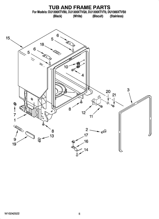 Diagram for DU1300XTVT0