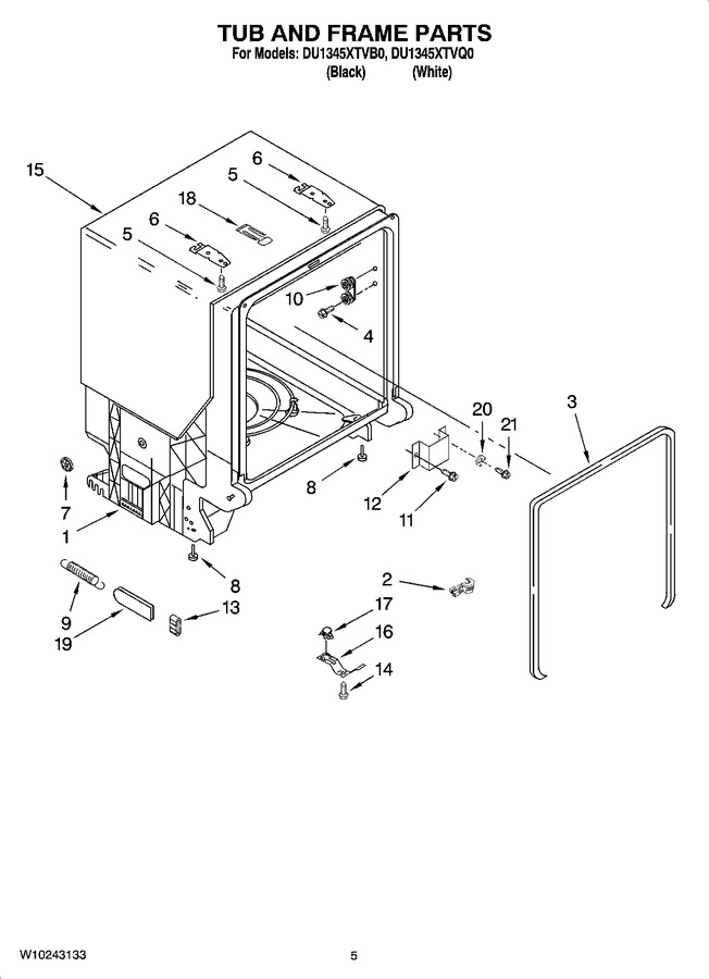 Diagram for DU1345XTVQ0