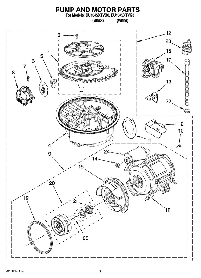 Diagram for DU1345XTVQ0