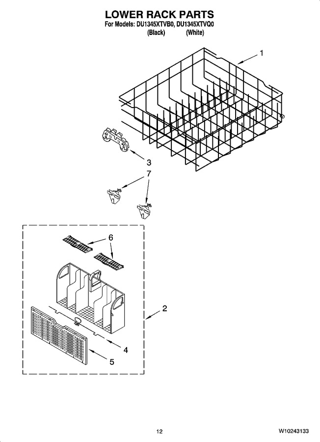 Diagram for DU1345XTVQ0