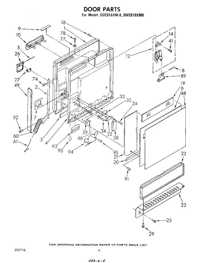 Diagram for DU2916XM0