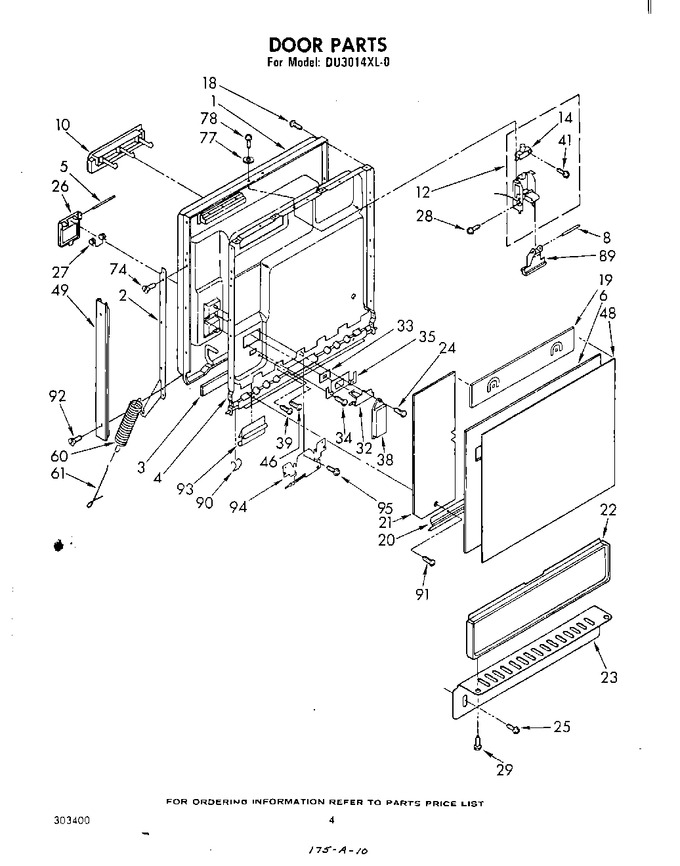 Diagram for DU3014XL0