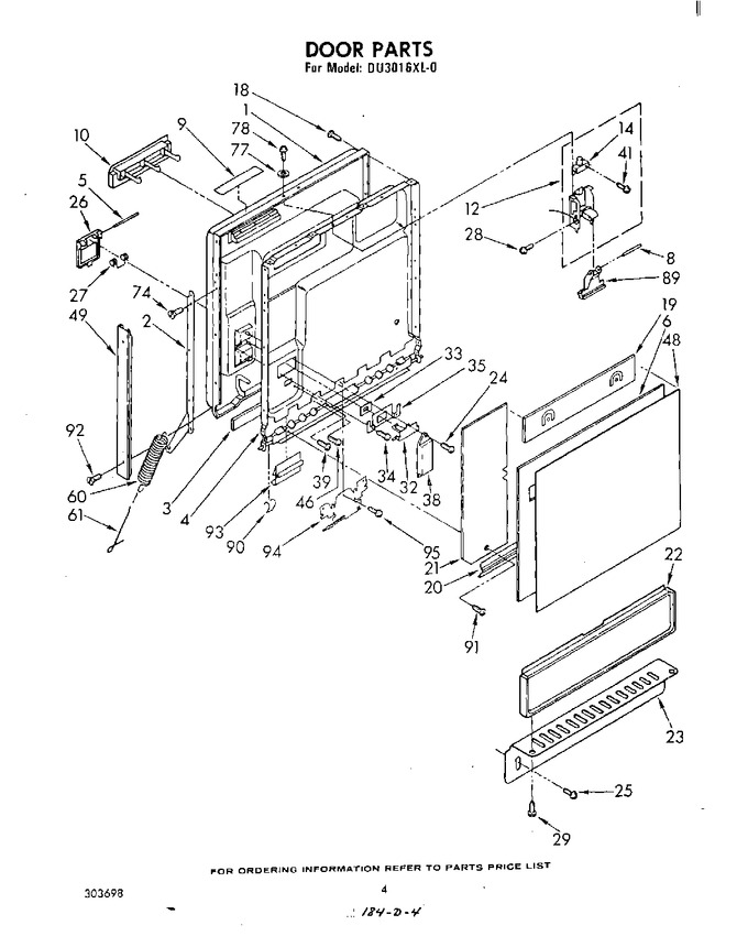 Diagram for DU3016XL0