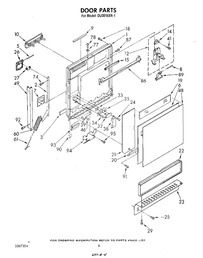 Diagram for DU3016XR1