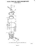 Diagram for 05 - Heater, Pump And Lower Sprayarm
