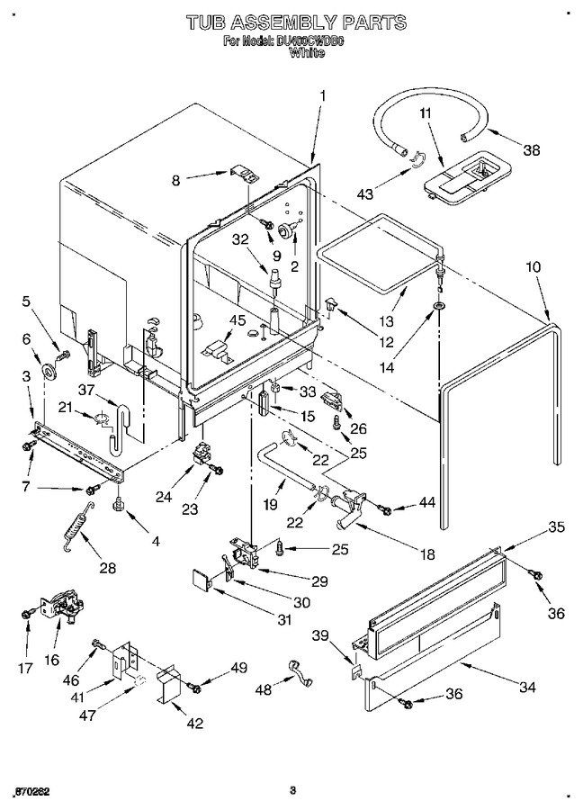 Diagram for DU400CWDB0