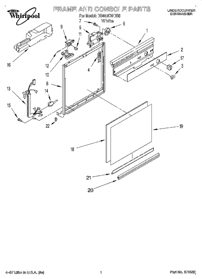 Diagram for DU400CWDB5
