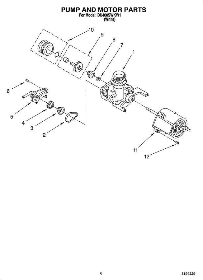 Diagram for DU400SWKW1