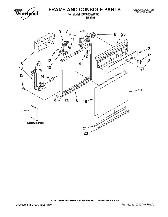 Diagram for DU400SWWW0