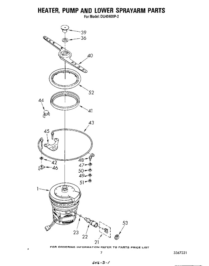 Diagram for DU4040XP2