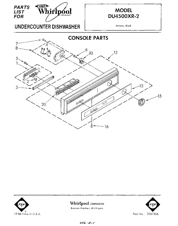 Diagram for DU4500XR2