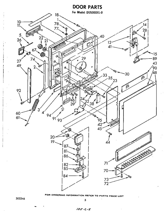 Diagram for DU5000XL0