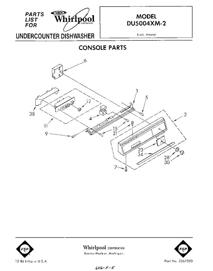 Diagram for DU5004XM2