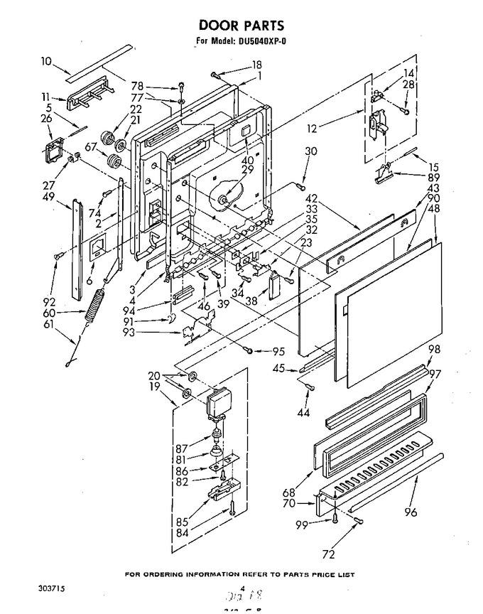 Diagram for DU5040XP0