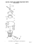 Diagram for 05 - Heater, Pump And Lower Sprayarm