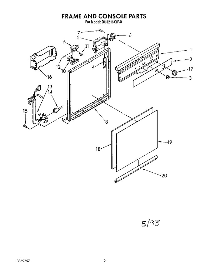 Diagram for DU5216XW0