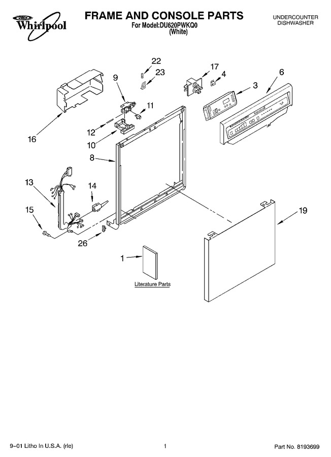 Diagram for DU620PWKQ0