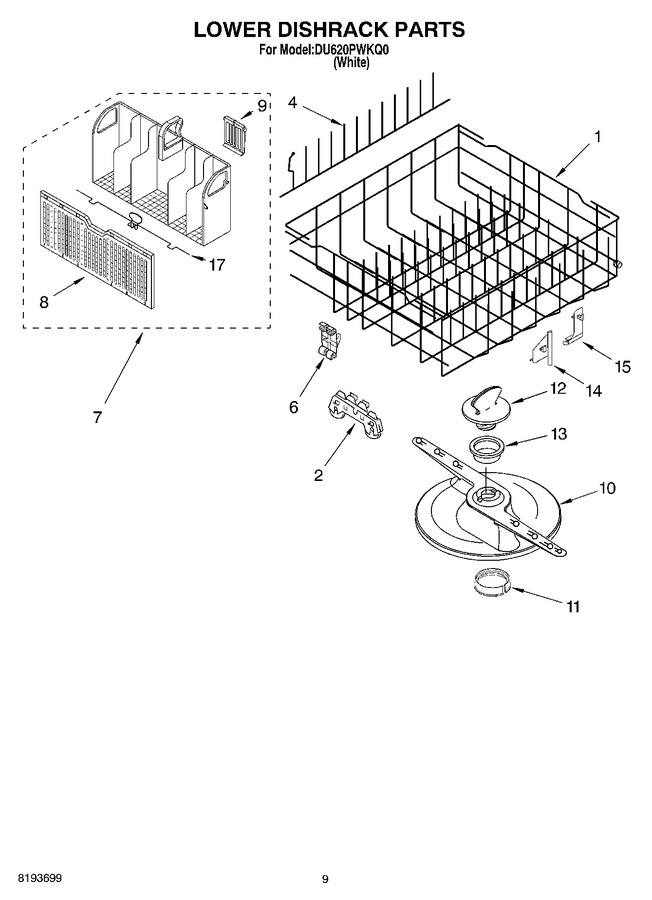 Diagram for DU620PWKQ0