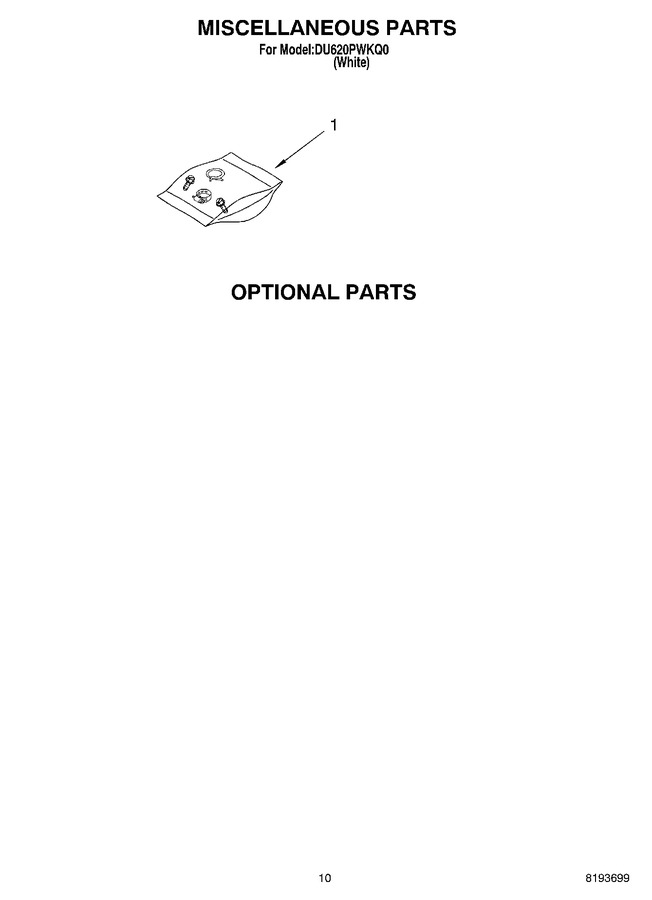 Diagram for DU620PWKQ0