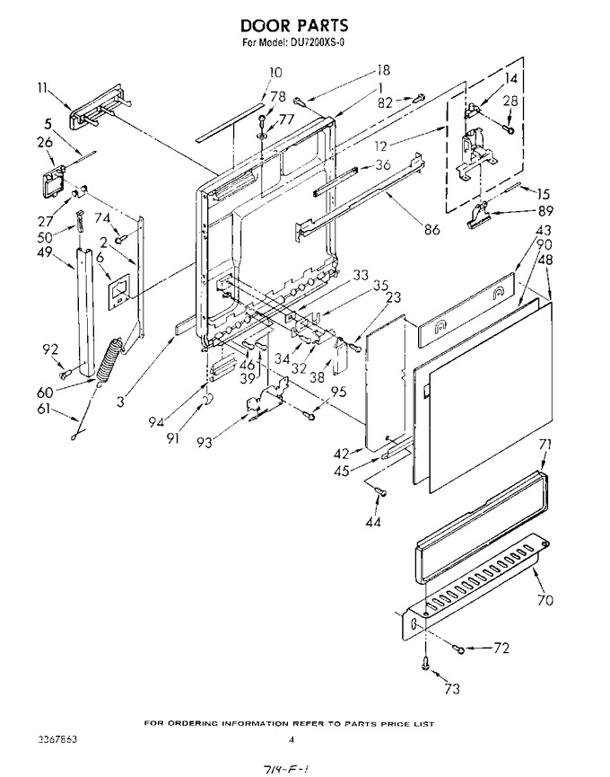 Diagram for DU7200XS0