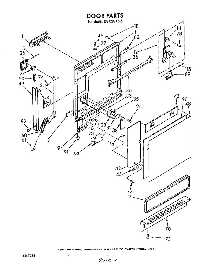 Diagram for DU7200XS5