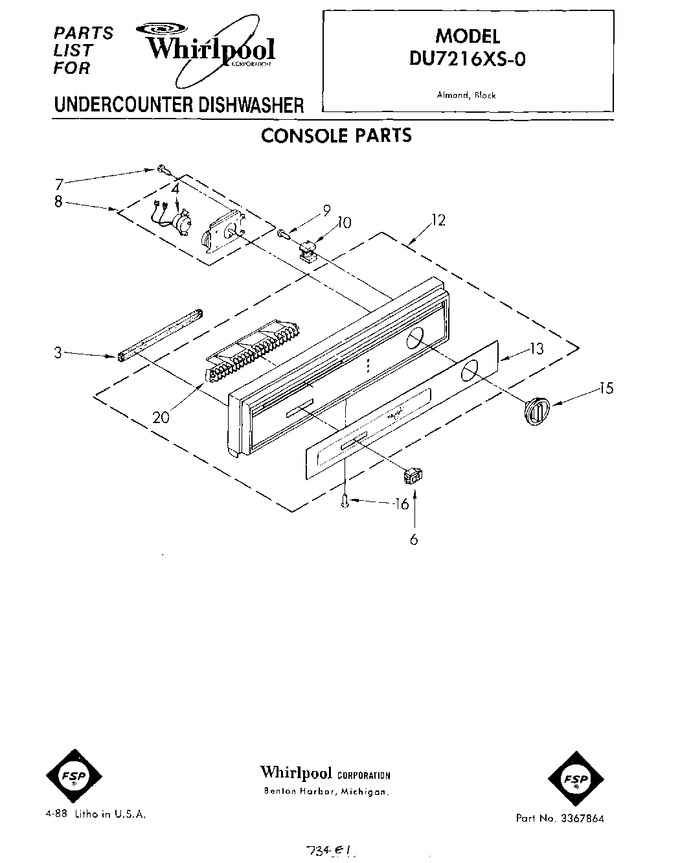 Diagram for DU7216XS0