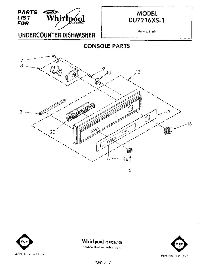 Diagram for DU7216XS1