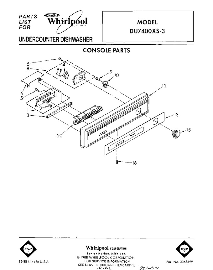 Diagram for DU7400XS3
