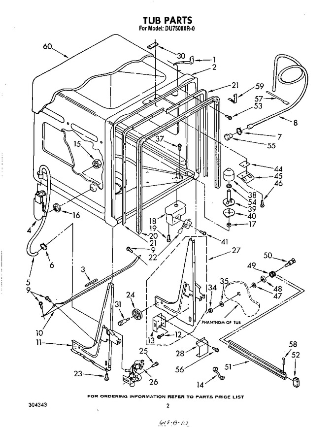 Diagram for DU7500XR0