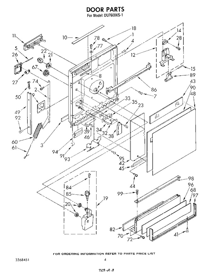 Diagram for DU7600XS1