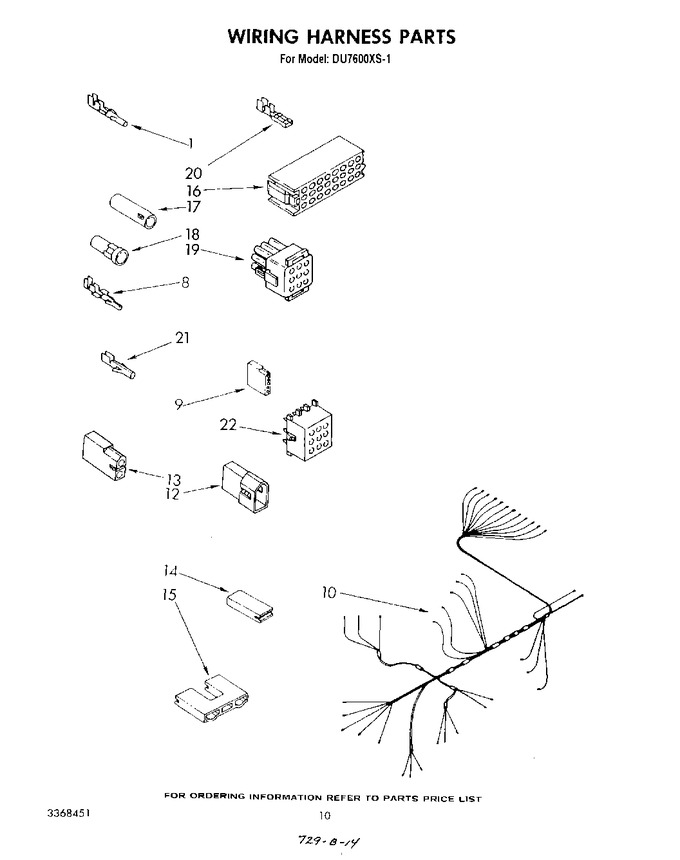 Diagram for DU7600XS1