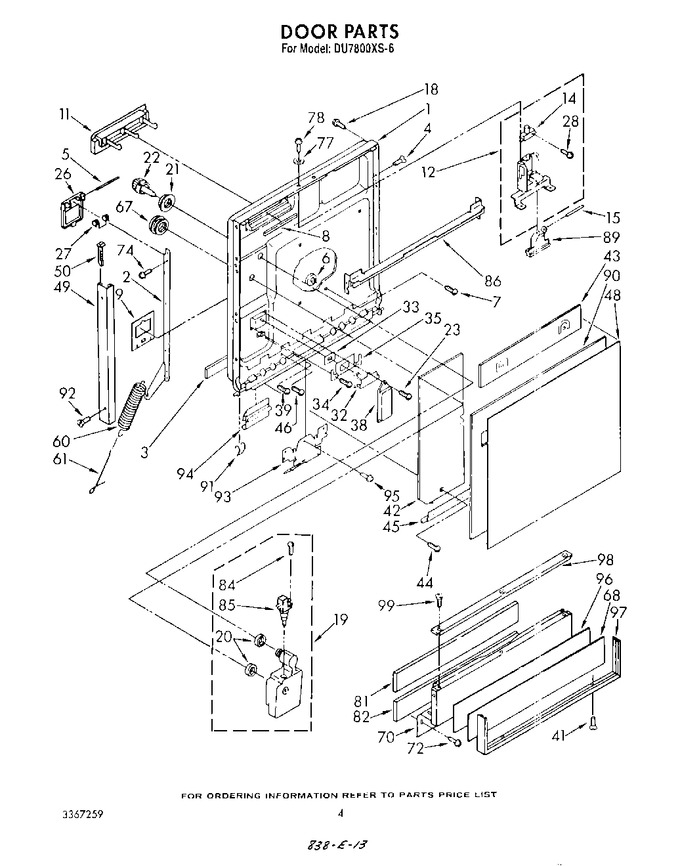 Diagram for DU7800XS6