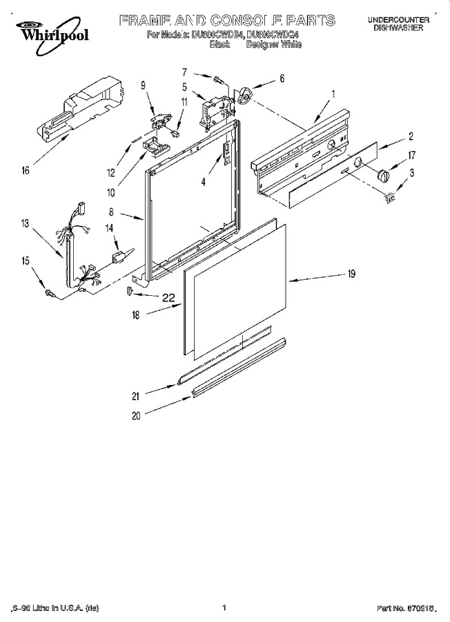 Diagram for DU800CWDQ4