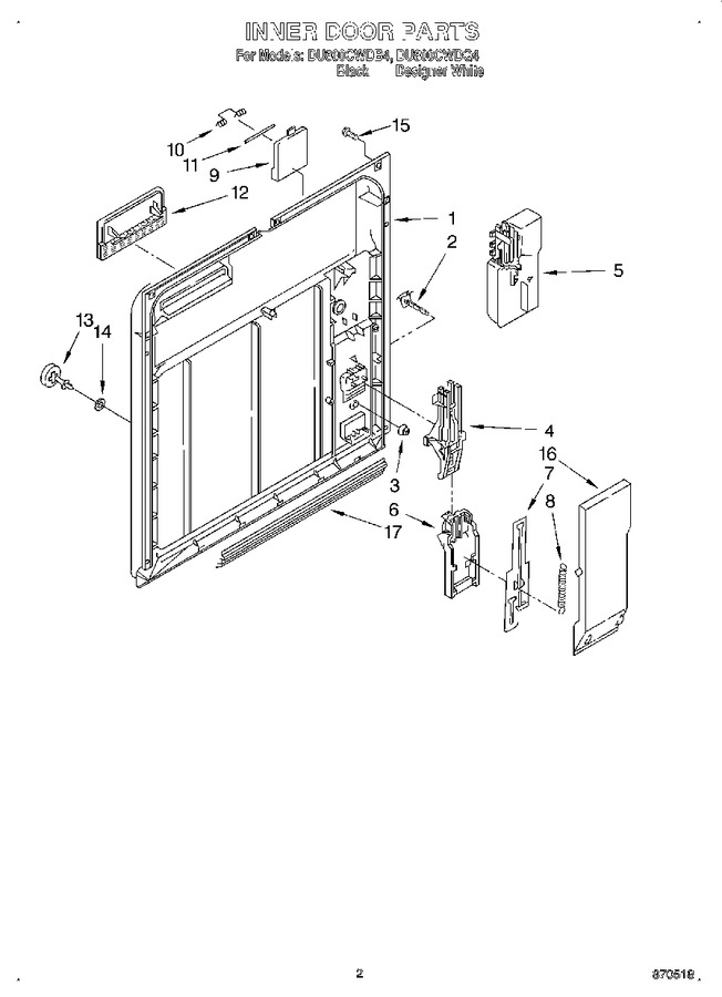 Diagram for DU800CWDQ4