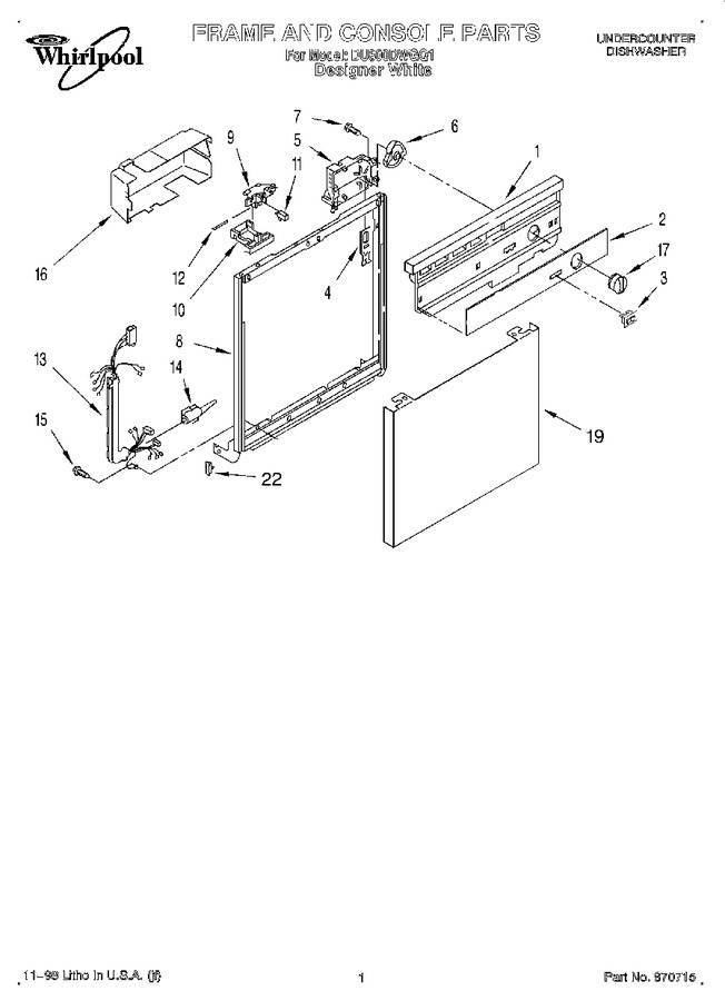 Diagram for DU800DWGQ1