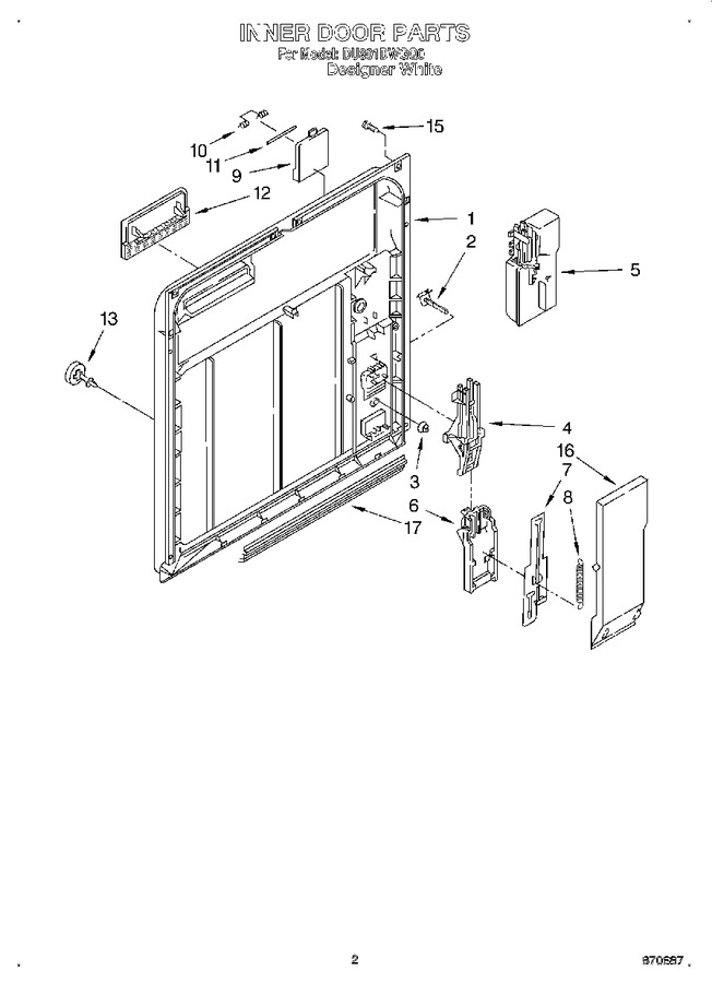 Diagram for DU801DWGQ0