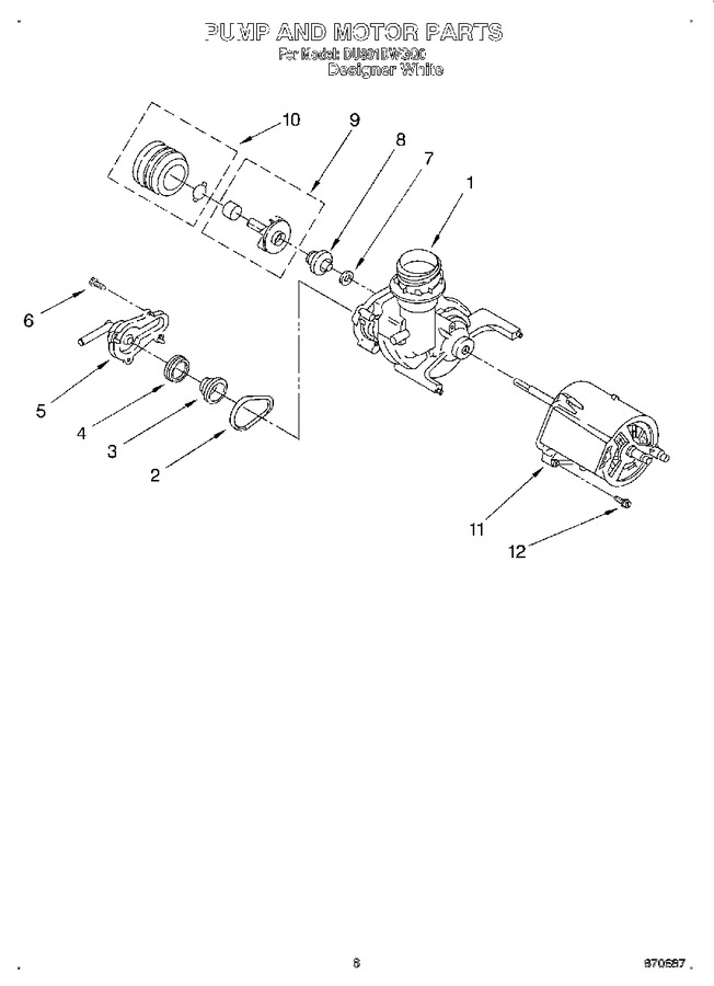 Diagram for DU801DWGQ0