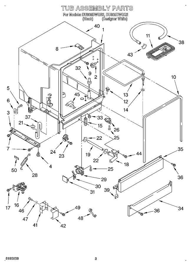 Diagram for DU805DWGB2