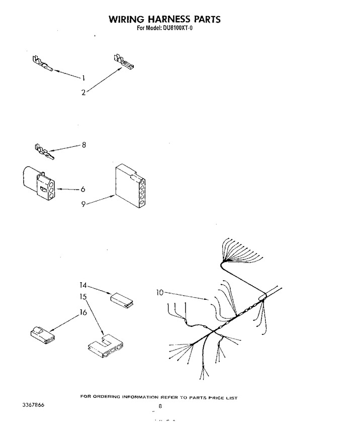 Diagram for DU8100XT0