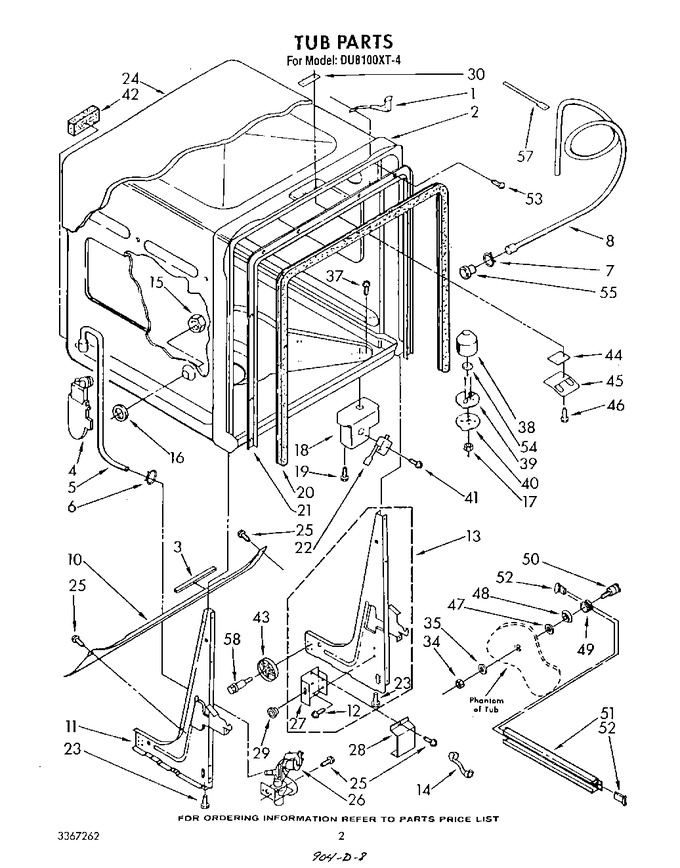 Diagram for DU8100XT4