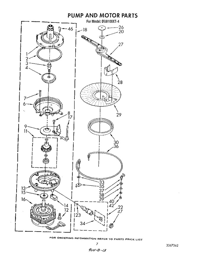 Diagram for DU8100XT4