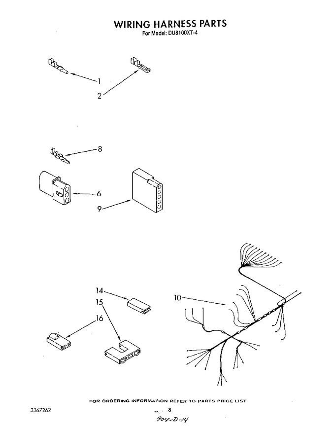 Diagram for DU8100XT4