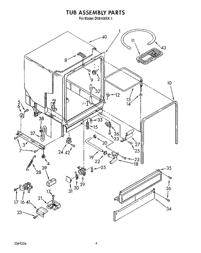 Diagram for DU8100XX1