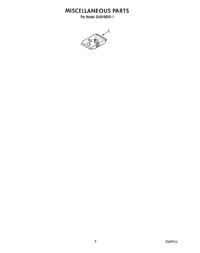 Diagram for DU8100XX1