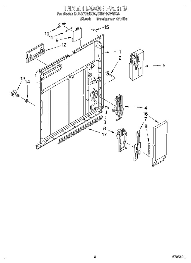 Diagram for DU810CWDB4