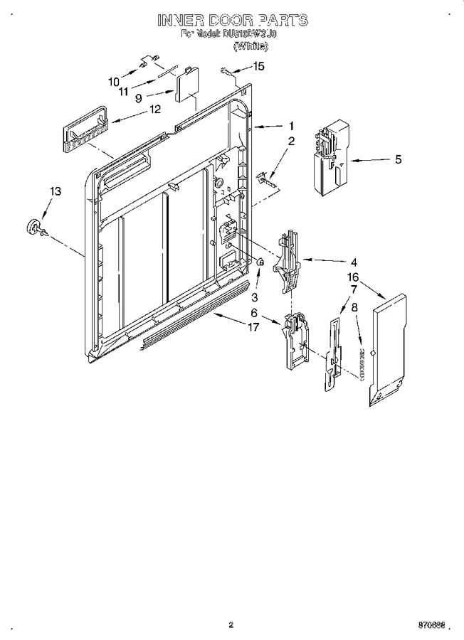 Diagram for DU810DWGU0