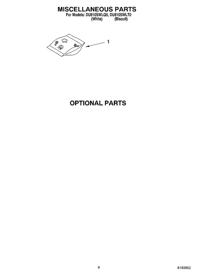 Diagram for DU810SWLT0